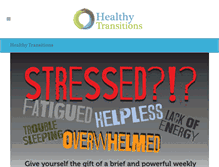 Tablet Screenshot of healthytransitions.net